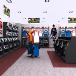Des espaces pour les accessoires motos et cycles